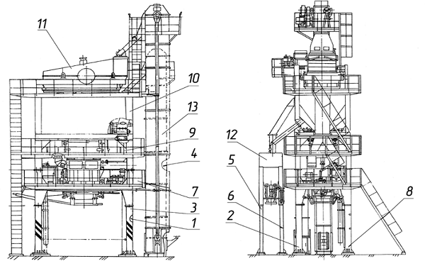 ДС-168 50.00.000 Агрегат смесительный (по запчастям)